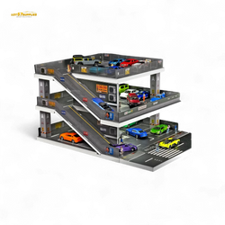(Pre-Order) Shou Cang Jia Japanese Ramp Parking Lot - Light Gray 1:64 (ONLINE ORDER ONLY)