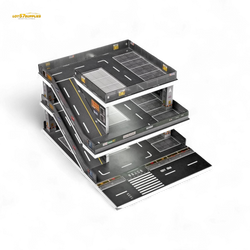 (Pre-Order) Shou Cang Jia Japanese Ramp Parking Lot - Light Gray 1:64 (ONLINE ORDER ONLY)