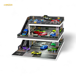 (Pre-Order) Shou Cang Jia Japanese Ramp Parking Lot - Light Gray 1:64 (ONLINE ORDER ONLY)