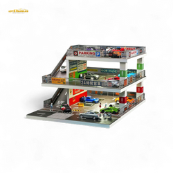 (Pre-Order) Shou Cang Jia Japanese Ramp Parking Lot - Dark Green 1:64 (ONLINE ORDER ONLY)