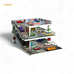 (Pre-Order) Shou Cang Jia Japanese Ramp Parking Lot - Dark Green 1:64 (ONLINE ORDER ONLY)