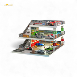 (Pre-Order) Shou Cang Jia Japanese Ramp Parking Lot - Dark Green 1:64 (ONLINE ORDER ONLY)