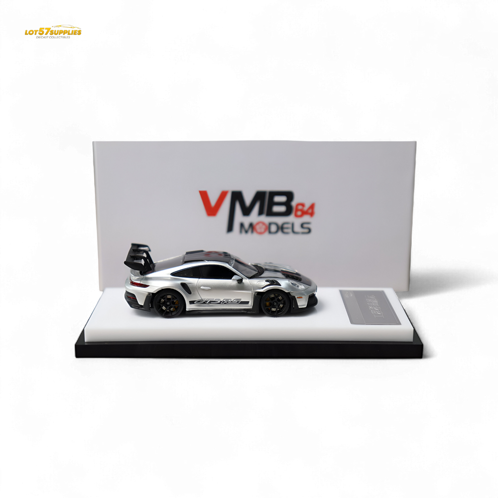 (Pre-Order) VMB Porsche 992 GT3 RS - GT Silver 1:64 (ONLINE ORDER ONLY)