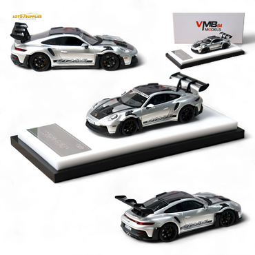 (Pre-Order) VMB Porsche 992 GT3 RS - GT Silver 1:64 (ONLINE ORDER ONLY)