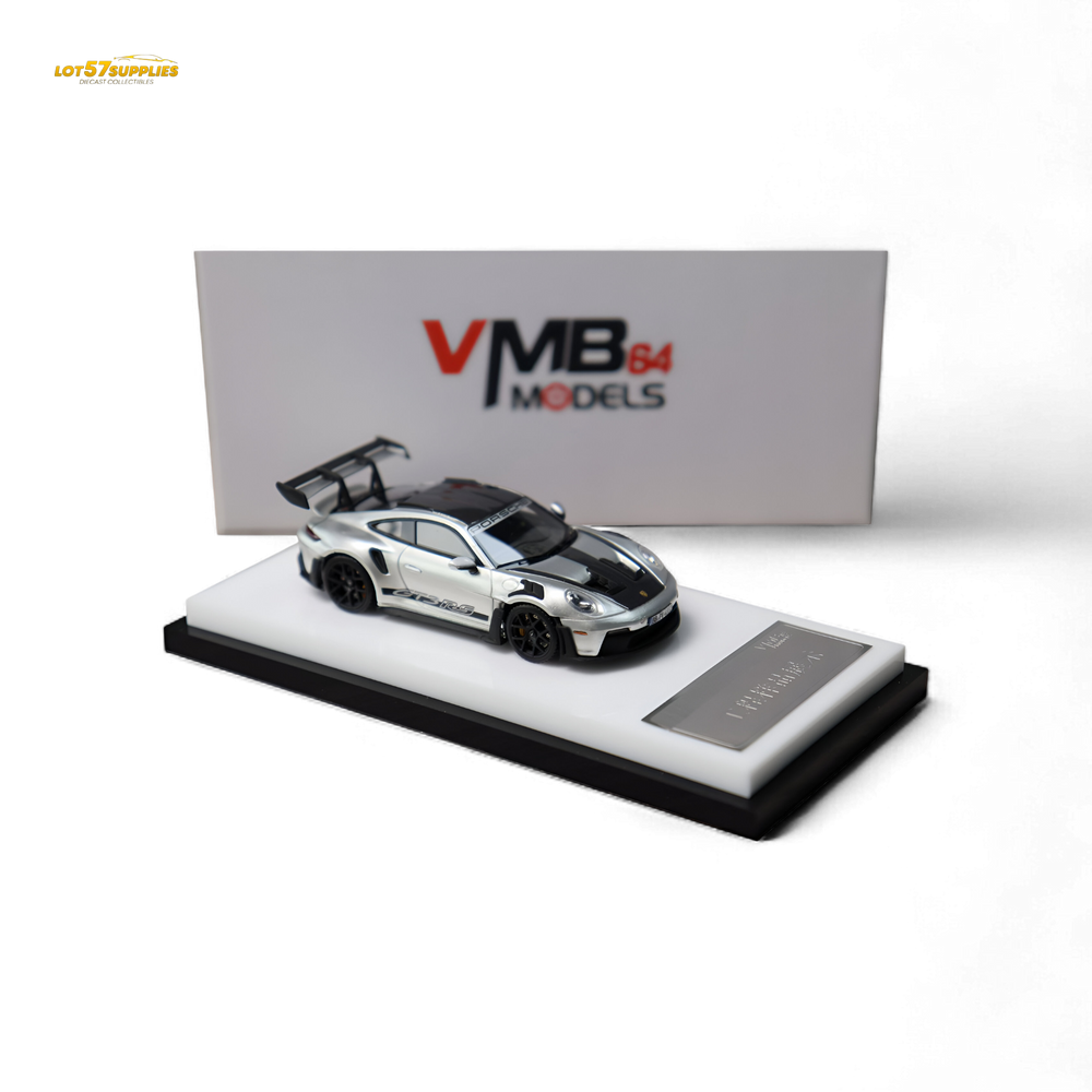 (Pre-Order) VMB Porsche 992 GT3 RS - GT Silver 1:64 (ONLINE ORDER ONLY)