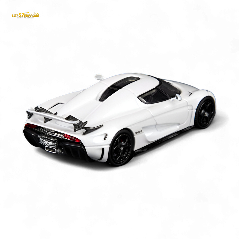 (Pre-Order) SC Art Regera - Pearl White 1:64 (ONLINE ORDER ONLY)
