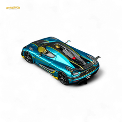 (Pre-Order) TPC Agera RS - Peacock Blue 1:64 (ONLINE ORDER ONLY)