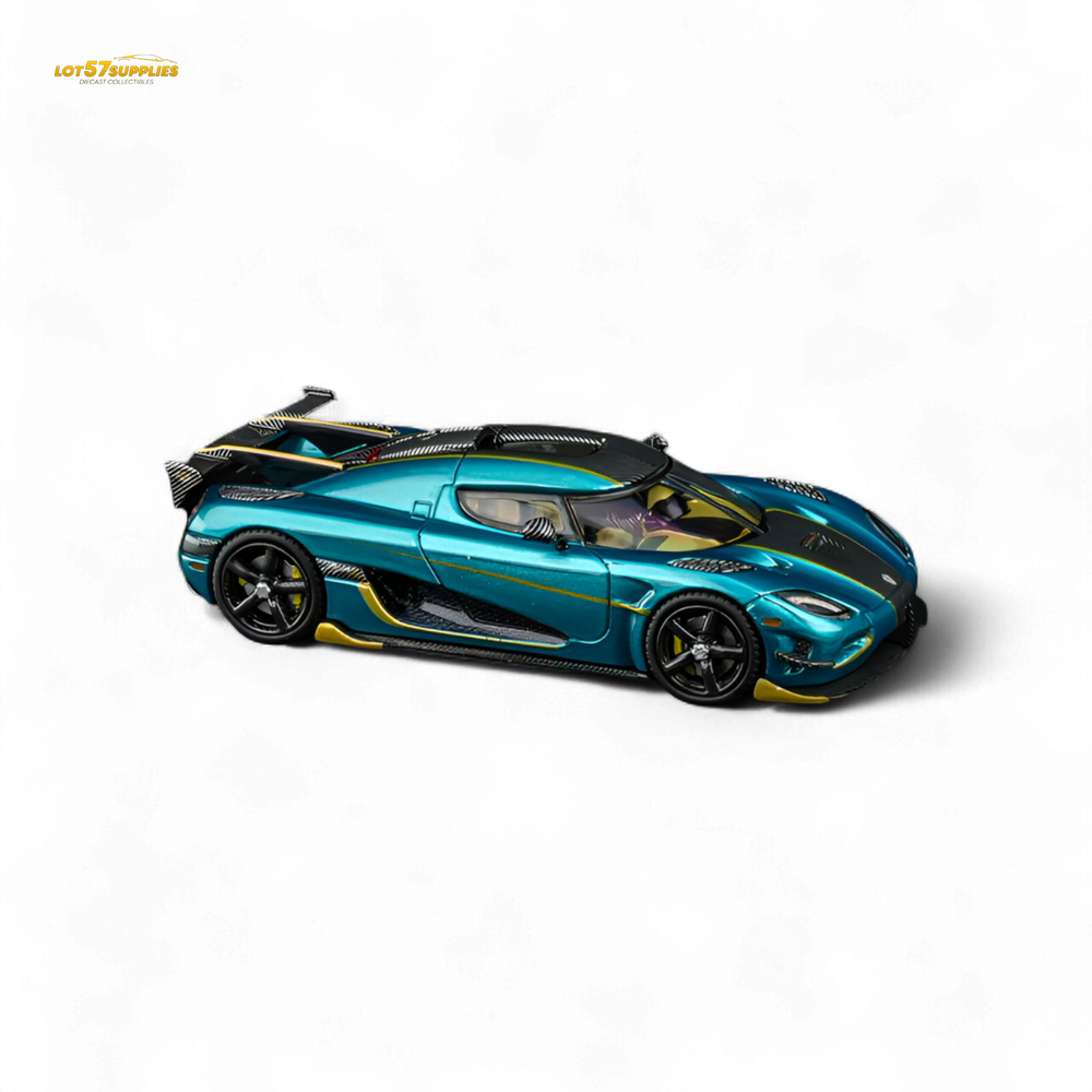 (Pre-Order) TPC Agera RS - Peacock Blue 1:64 (ONLINE ORDER ONLY)