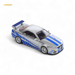 (Pre-Order) Demon King Auto Skyline GT-R R34 Z-Tune - Fast and Furious Paul Livery 1:64 (ONLINE ORDER ONLY)