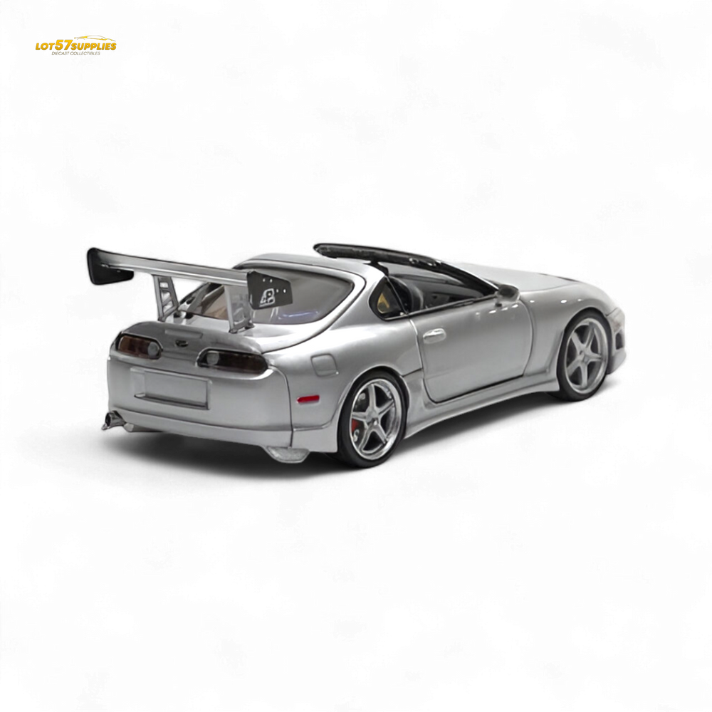 (Pre-Order) Fast Speed Supra Targa - Silver 1:64 (ONLINE ORDER ONLY)