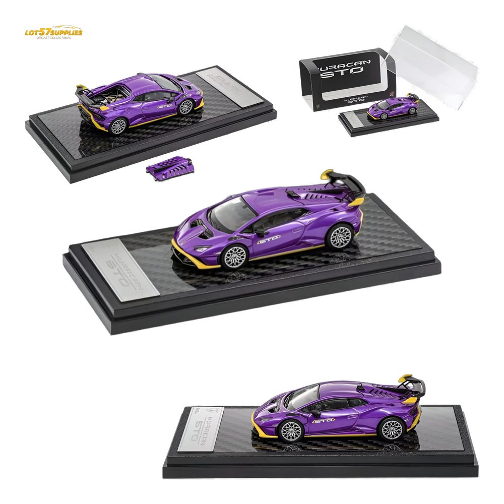 (Pre-Order) LCD Lamborghini Huracan STO - Purple 1:64 (ONLINE ORDER ONLY)