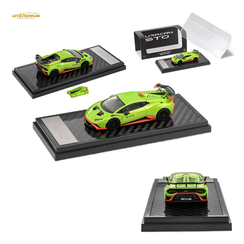 (Pre-Order) LCD Lamborghini Huracan STO - Green 1:64 (ONLINE ORDER ONLY)