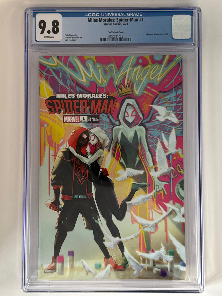 Miles Morales: Spider-Man #1 CGC 9.8 Blue Label Tao Exclusive Var (ONLINE ORDER ONLY)