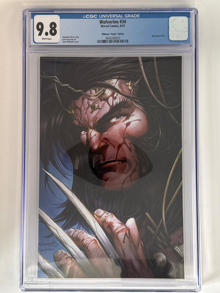 Wolverine #34 CGC 9.8 Blue Label Williams Exclusive Var (ONLINE ORDER ONLY)