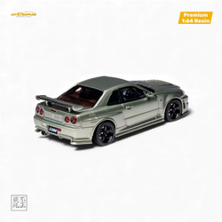 Car's Lounge Skyline GT-R R34 NISMO Z-TUNE - Millenium Jade 1:64 (ONLINE ORDER ONLY)