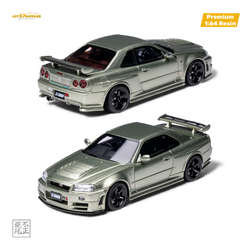 Car's Lounge Skyline GT-R R34 NISMO Z-TUNE - Millenium Jade 1:64 (ONLINE ORDER ONLY)