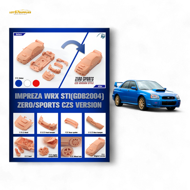 (Pre-Order) Fuji Impreza 2nd Gen Mk2 WRX STi Blobeye Sedan GD - Blue 1:64 (ONLINE ORDER ONLY)