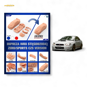 (Pre-Order) Fuji Impreza 2nd Gen Mk2 WRX STi Blobeye Sedan GD - White 1:64 (ONLINE ORDER ONLY)