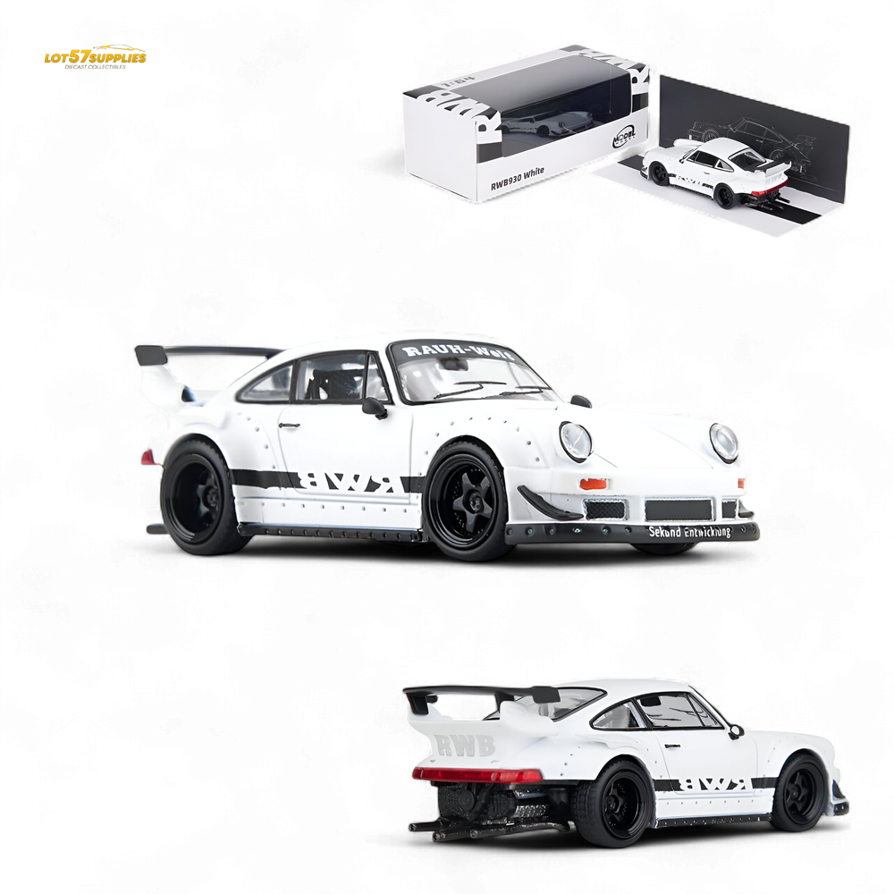 (Pre-Order) Model Model RWB 993 - White Sekund Entwicklung 1:64 (ONLINE ORDER ONLY)