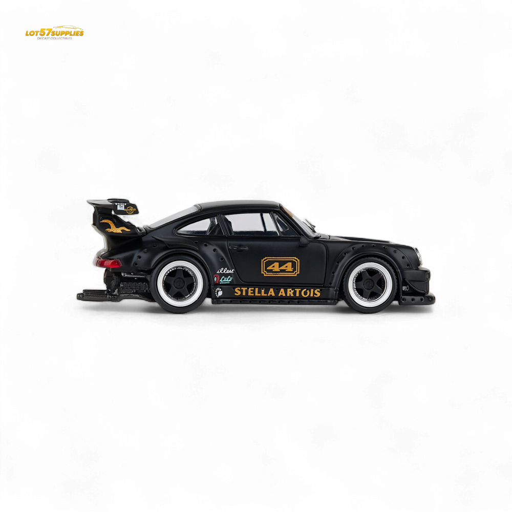 (Pre-Order) Model Model Porsche RWB 993 - Stella Artois #44 Matte Black 1:64 (ONLINE ORDER ONLY)