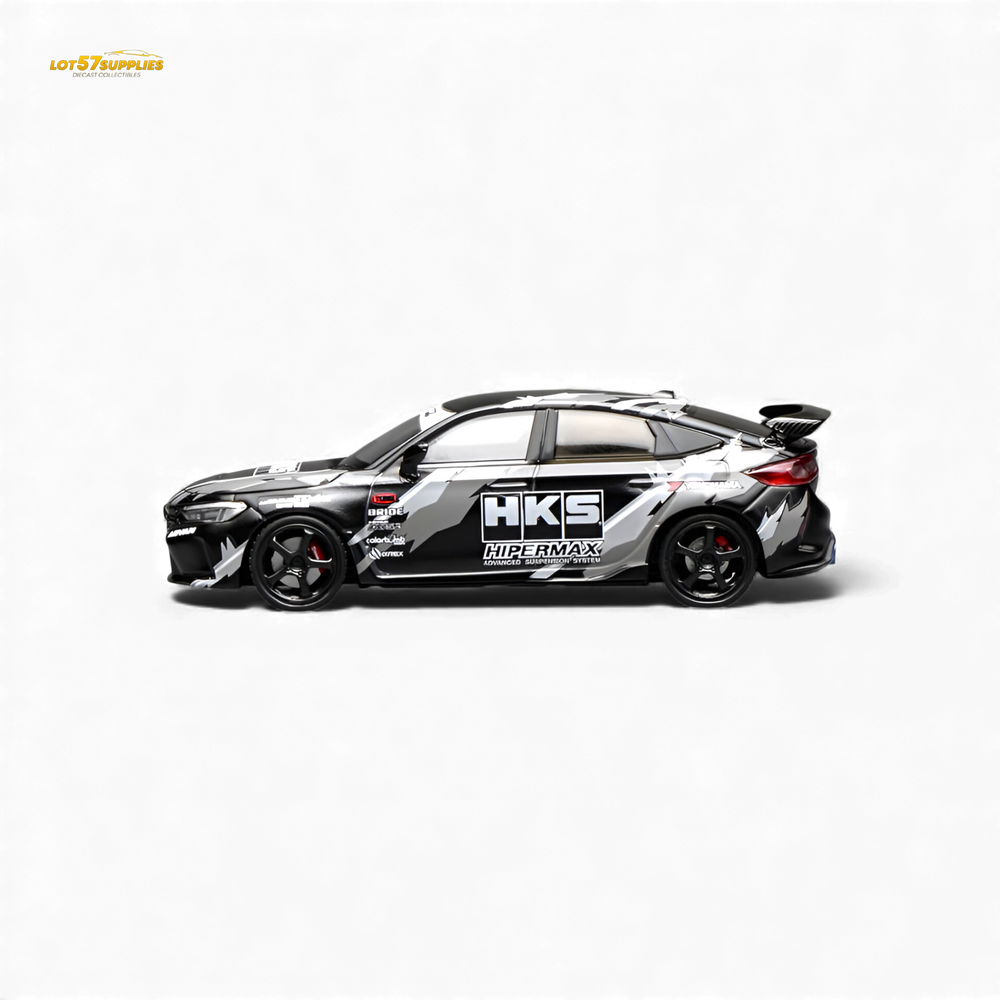 (Pre-Order) Motorhelix Civic Type R (FL5) - Black HKS 1:64 (ONLINE ORDER ONLY)