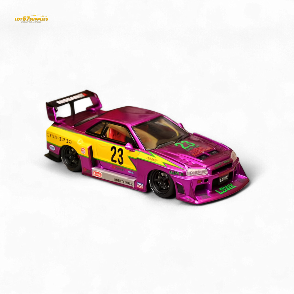 (Pre-Order) Street Weapon LBWK ER34 - Chromed Purple Special Edition - 1:64 (ONLINE ORDER ONLY)