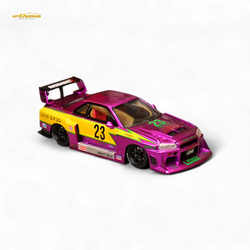 (Pre-Order) Street Weapon LBWK ER34 - Chromed Purple Special Edition - 1:64 (ONLINE ORDER ONLY)