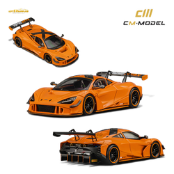 (Pre-Order) CM Model McLaren 720SGT3X - Papaya Orange 1:64 (ONLINE ORDER ONLY)