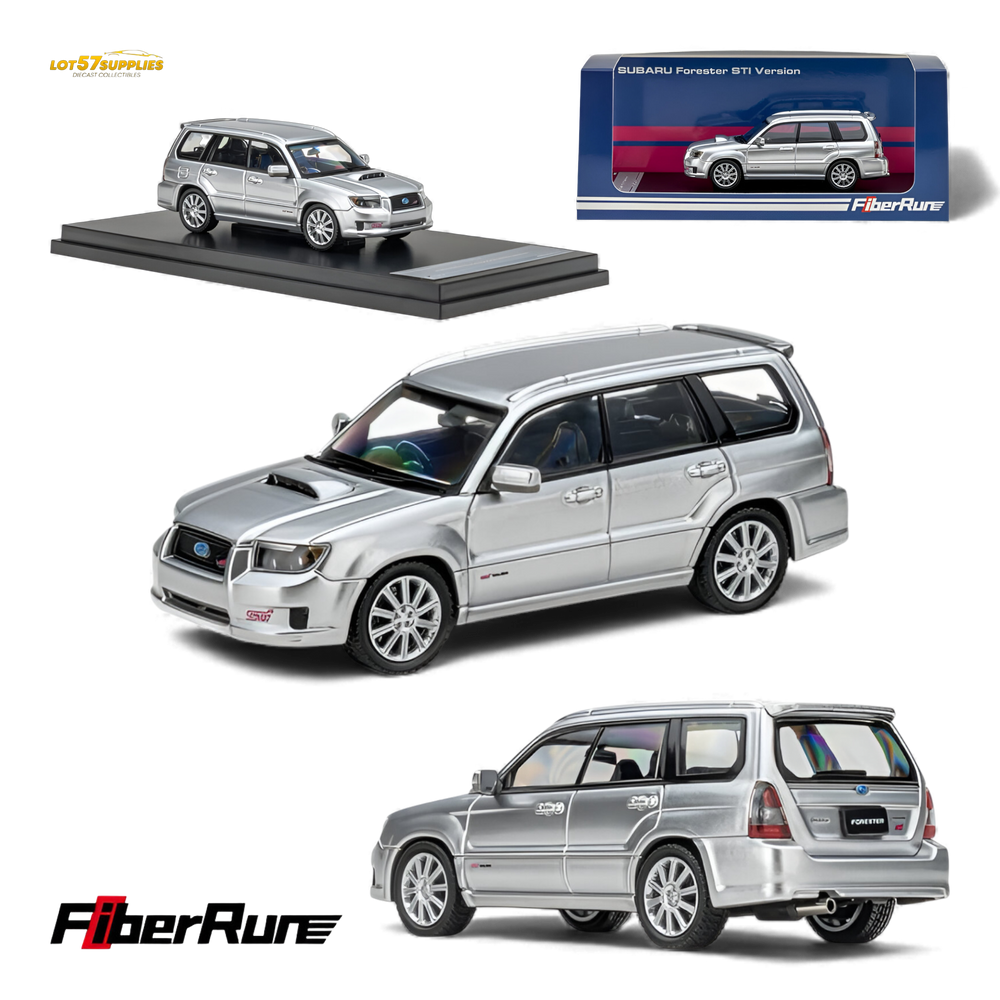 (Pre-Order) Fiberrun Subaru Forester - Silver 1:64 (ONLINE ORDER ONLY)