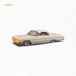 (Pre-Order) Fine Works64 Chevrolet Impala - Metallic Platinum Luxury - 1:64 (ONLINE ORDER ONLY)