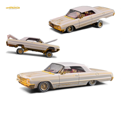 (Pre-Order) Fine Works64 Chevrolet Impala - Metallic Platinum Ordinary - 1:64 (ONLINE ORDER ONLY)