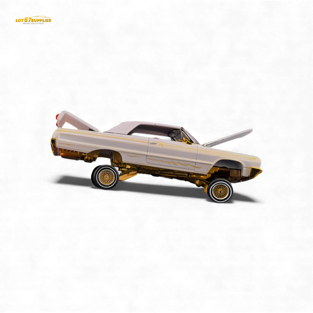 (Pre-Order) Fine Works64 Chevrolet Impala - Metallic Platinum Luxury - 1:64 (ONLINE ORDER ONLY)