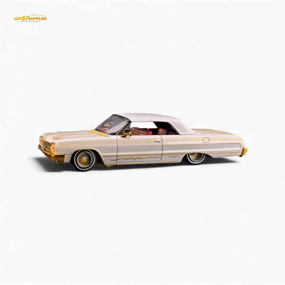 (Pre-Order) Fine Works64 Chevrolet Impala - Metallic Platinum Luxury - 1:64 (ONLINE ORDER ONLY)