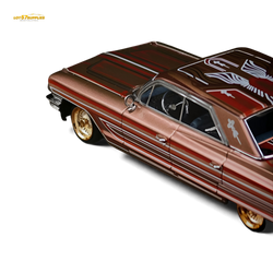 (Pre-Order) MK Miniatures Cadillac Diwei US West Coast Wind - Metallic Red Copper 1:64 (ONLINE ORDER ONLY)