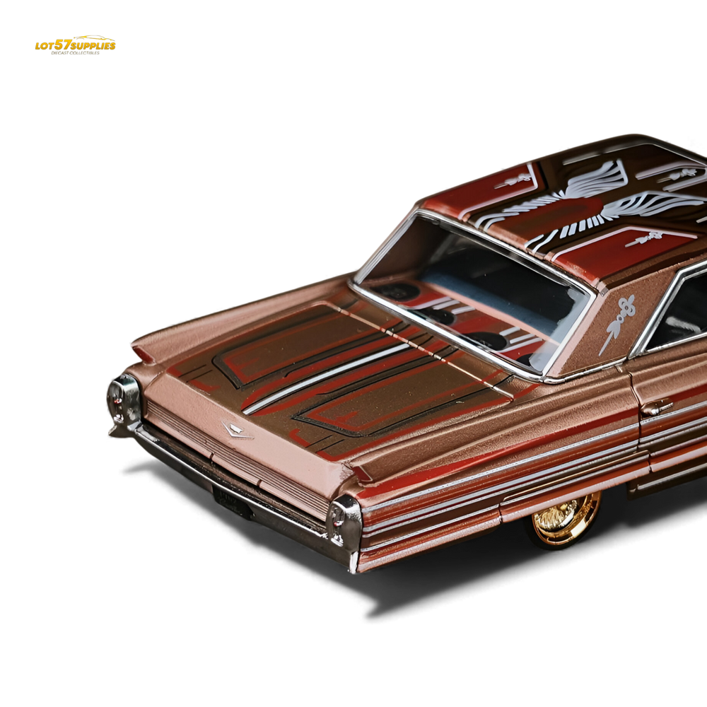 (Pre-Order) MK Miniatures Cadillac Diwei US West Coast Wind - Metallic Red Copper 1:64 (ONLINE ORDER ONLY)