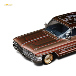 (Pre-Order) MK Miniatures Cadillac Diwei US West Coast Wind - Metallic Red Copper 1:64 (ONLINE ORDER ONLY)