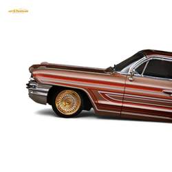 (Pre-Order) MK Miniatures Cadillac Diwei US West Coast Wind - Metallic Red Copper 1:64 (ONLINE ORDER ONLY)