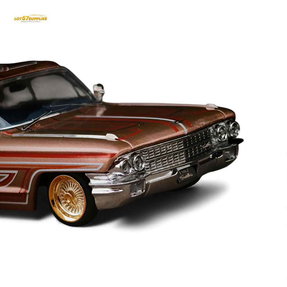 (Pre-Order) MK Miniatures Cadillac Diwei US West Coast Wind - Metallic Red Copper 1:64 (ONLINE ORDER ONLY)