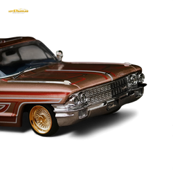 (Pre-Order) MK Miniatures Cadillac Diwei US West Coast Wind - Metallic Red Copper 1:64 (ONLINE ORDER ONLY)
