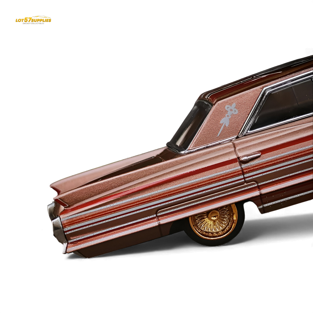 (Pre-Order) MK Miniatures Cadillac Diwei US West Coast Wind - Metallic Red Copper 1:64 (ONLINE ORDER ONLY)