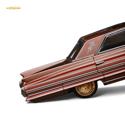 (Pre-Order) MK Miniatures Cadillac Diwei US West Coast Wind - Metallic Red Copper 1:64 (ONLINE ORDER ONLY)