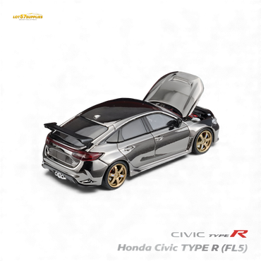 (Pre-Order) MH Honda Civic Type R FL5 - Chrome Gun Black 1:64 (ONLINE ORDER ONLY)