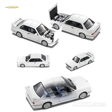 (Pre-Order) Mortal BMW E30 M3 Sedan - Pearl White 1:64 (ONLINE ORDER ONLY)
