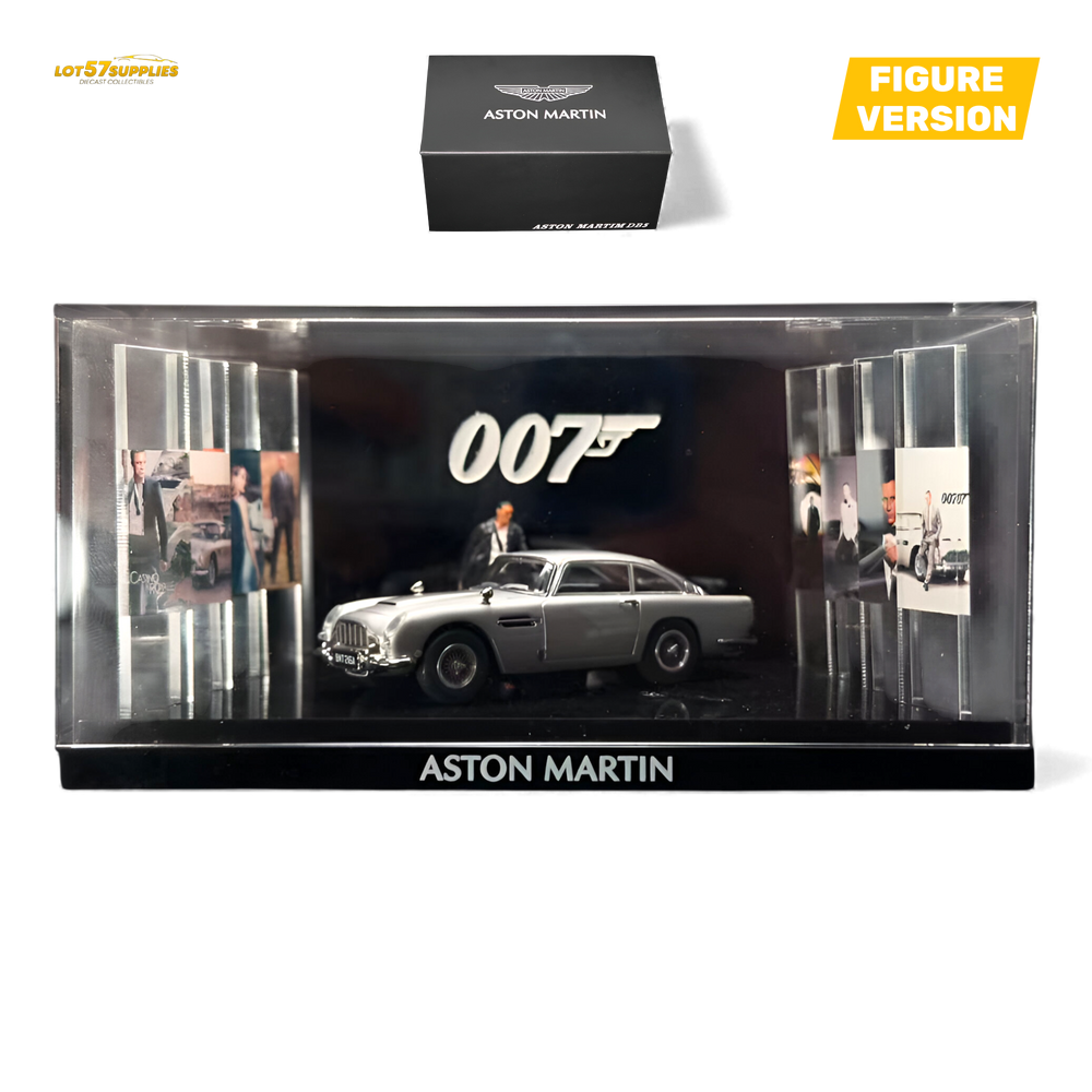(Pre-Order) 007 DB5 - High Gloss Silver Figurine Ver 1:64 (ONLINE ORDER ONLY)