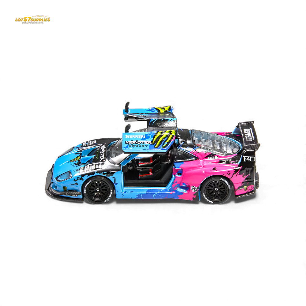 (Pre-Order) Demon King Auto F40 LB-Works Wide-Body - Monster Livery 1:64 (ONLINE ORDER ONLY)