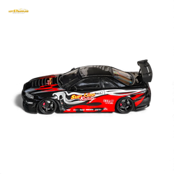 (Pre-Order) Fuji Skyline R34 GT-R Nismo Z-Tune - Black Red Flame 1:64 (ONLINE ORDER ONLY)