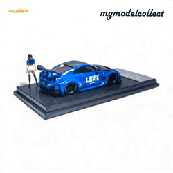 (Pre-Order) MC LB GTR R35 GT - Blue Carbon Fiber Cover Paint 1:64 (ONLINE ORDER ONLY)
