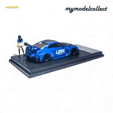 (Pre-Order) MC LB GTR R35 GT - Blue Carbon Fiber Cover Paint 1:64 (ONLINE ORDER ONLY)