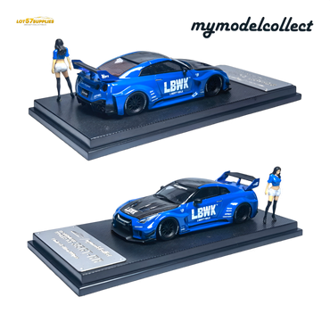 (Pre-Order) MC LB GTR R35 GT - Blue Carbon Fiber Cover Paint 1:64 (ONLINE ORDER ONLY)