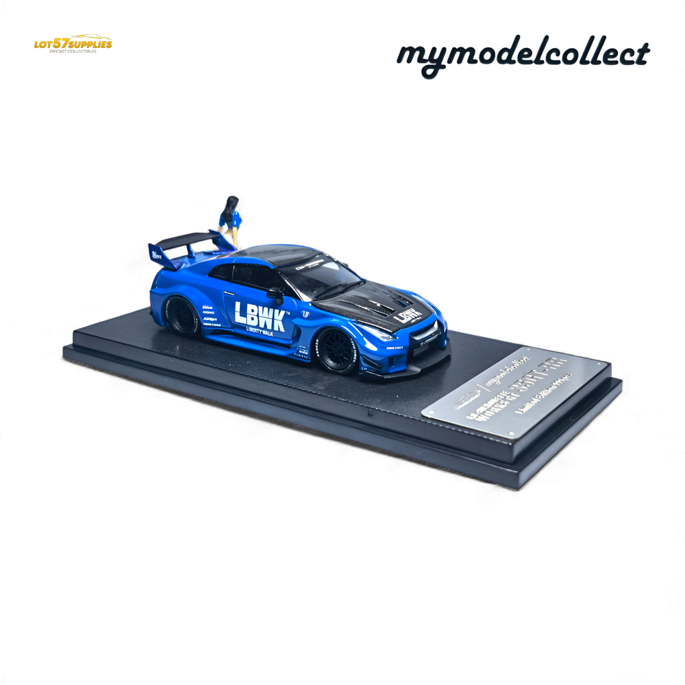 (Pre-Order) MC LB GTR R35 GT - Blue Carbon Fiber Cover Paint 1:64 (ONLINE ORDER ONLY)